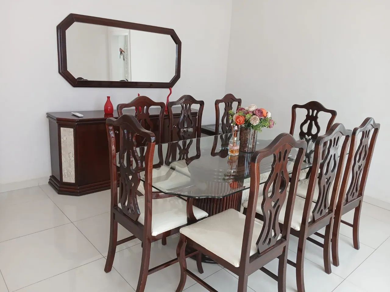 Conjunto de Mesa de Jantar Clássica - Foto 4
