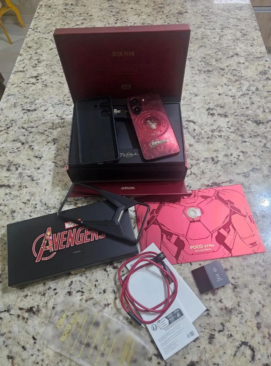 POCO X7 PRO EDIÇÃO IRON MAN 512GB 12RAM - Foto 5