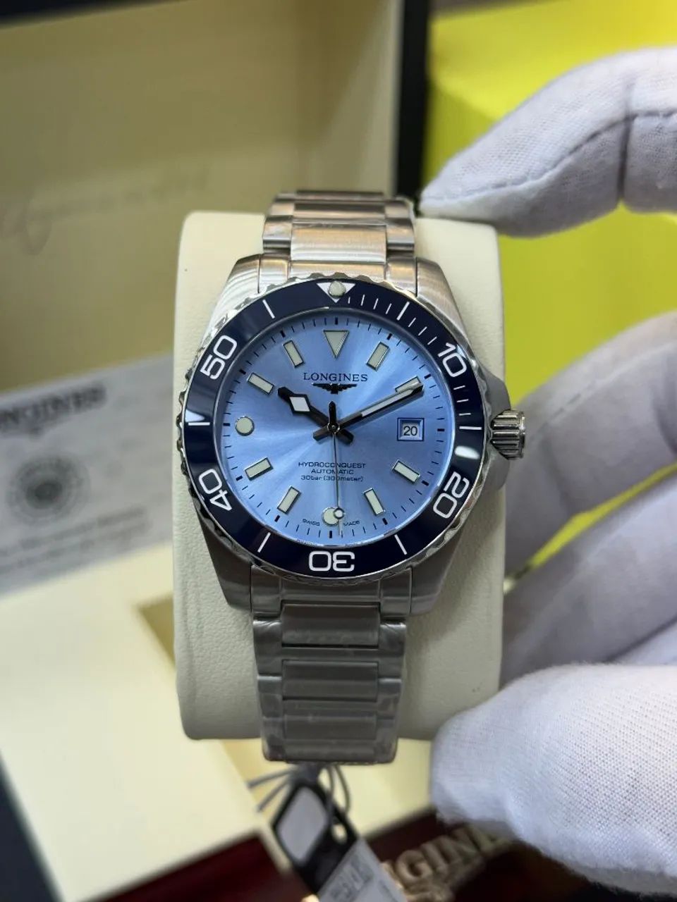 Relógio Longines Hidroconquest 39mm Automático  - Foto 5