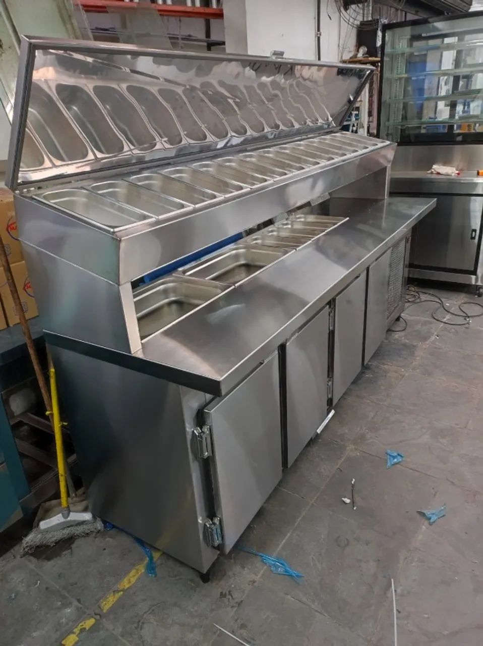 CONDIMENTADORA REFRIGERADA COM PISTA NO TAMPO E SOBREPOR - Foto 5