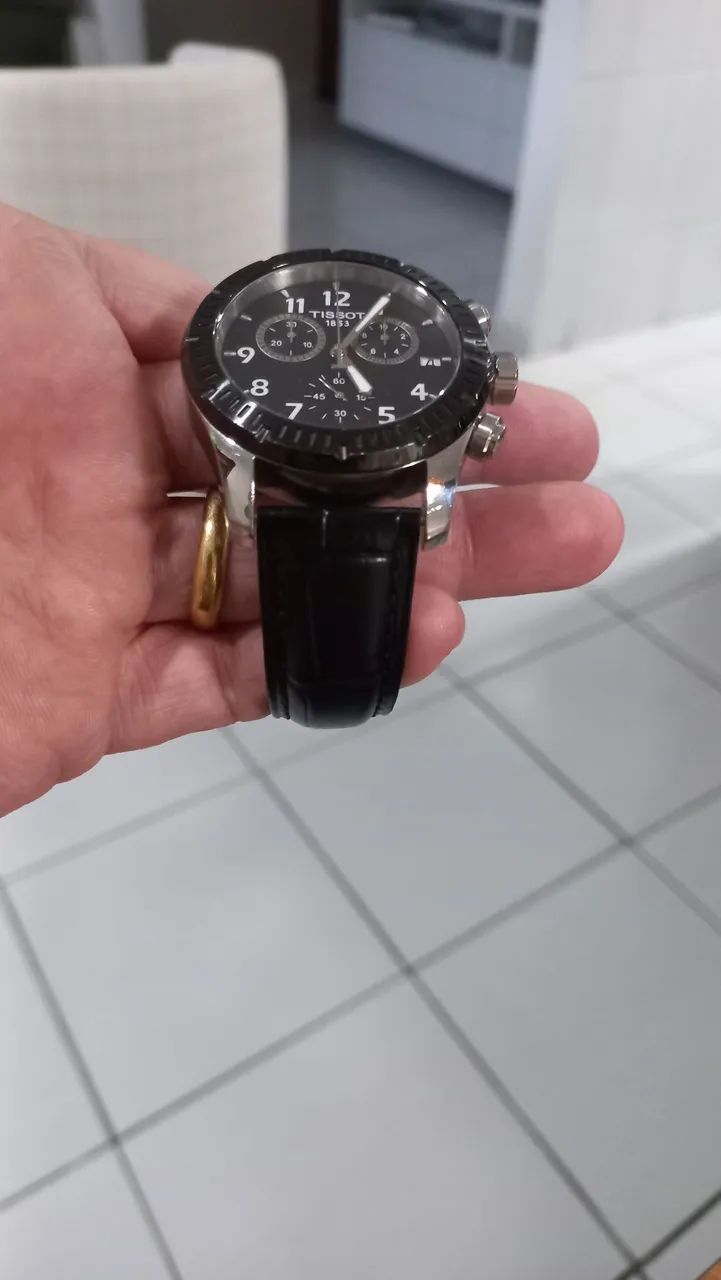 RELÓGIO (TISSOT) *V8* -MOSTRADOR PRETO- - Foto 5