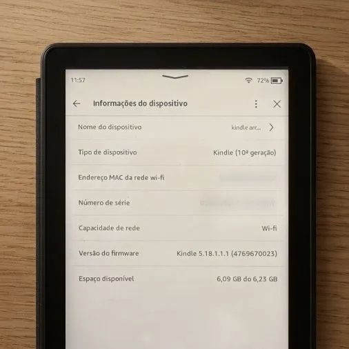 Kindle 10ª Geração (8GB) com Luz Embutida + Capa - Estado de Novo - Foto 3