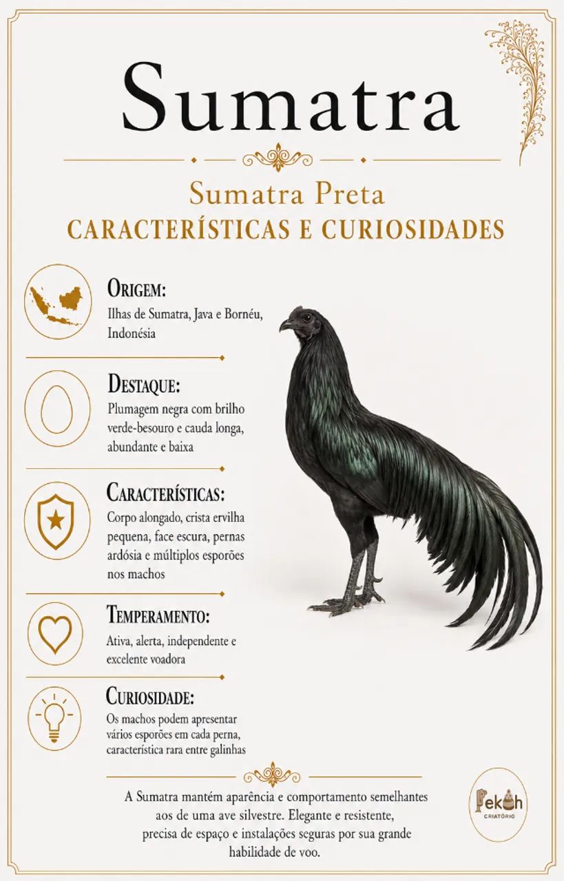 Sumatra Bantan Galinha - Foto 5