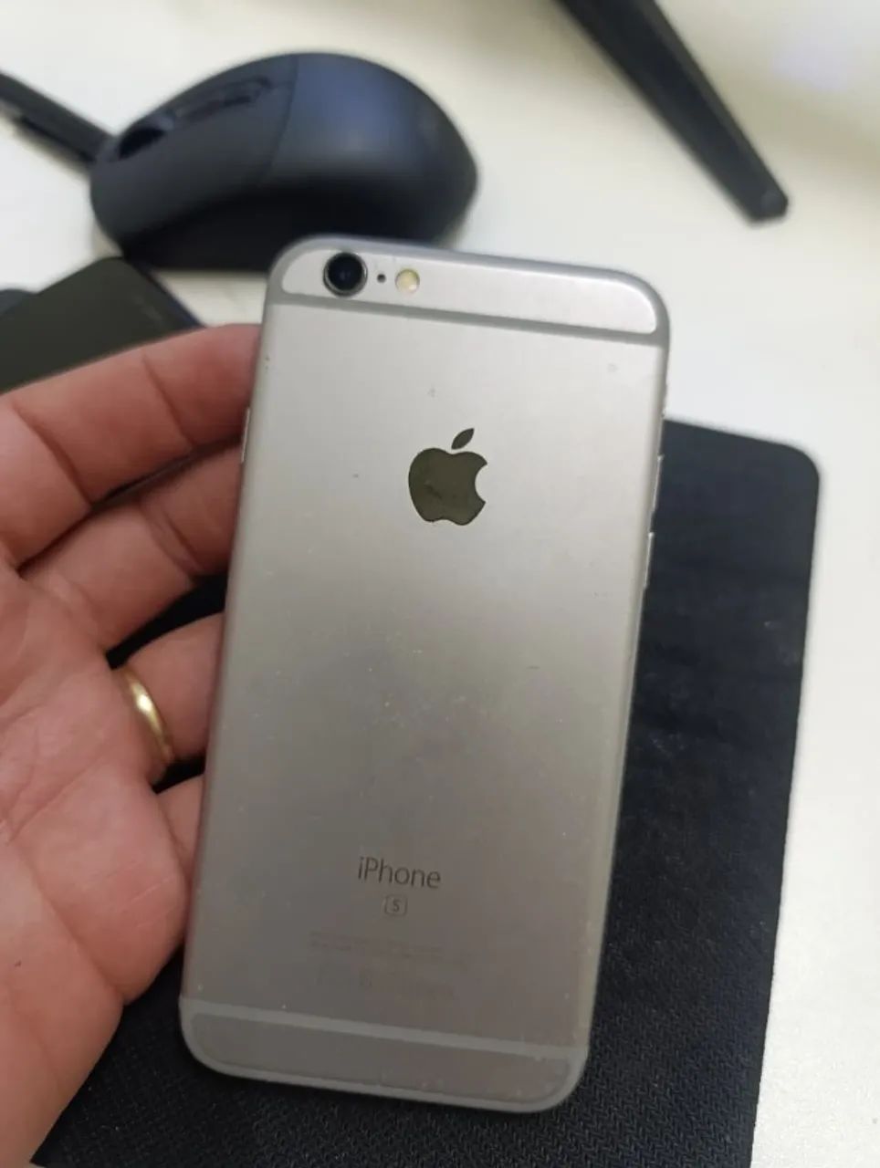 Carcaça iPhone 6s Original + Tela Funcionando + Bateria Nova - Foto 3