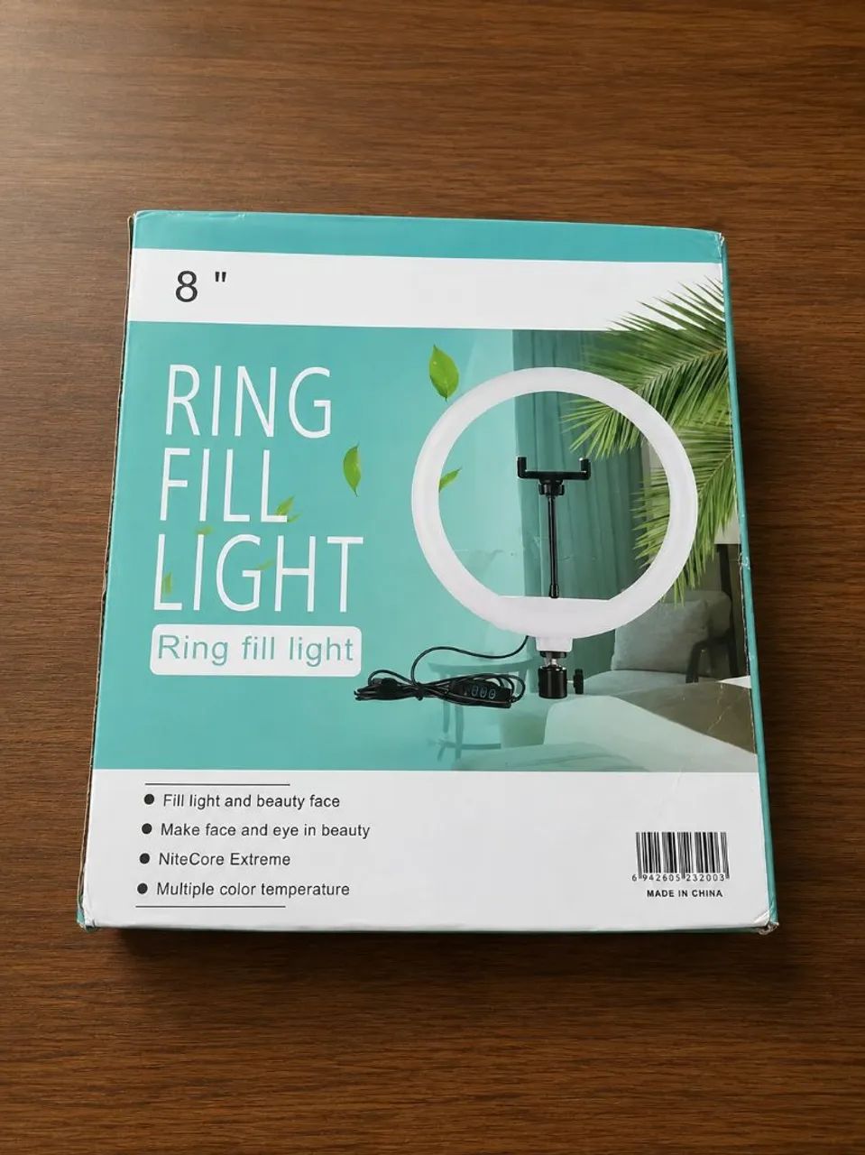 ? Ring Light 8" (20 cm) com Tripé de Mesa - Foto 2