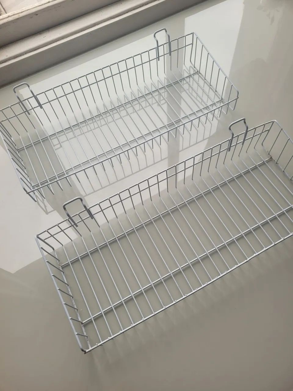Cesto aramado branco - Foto 3