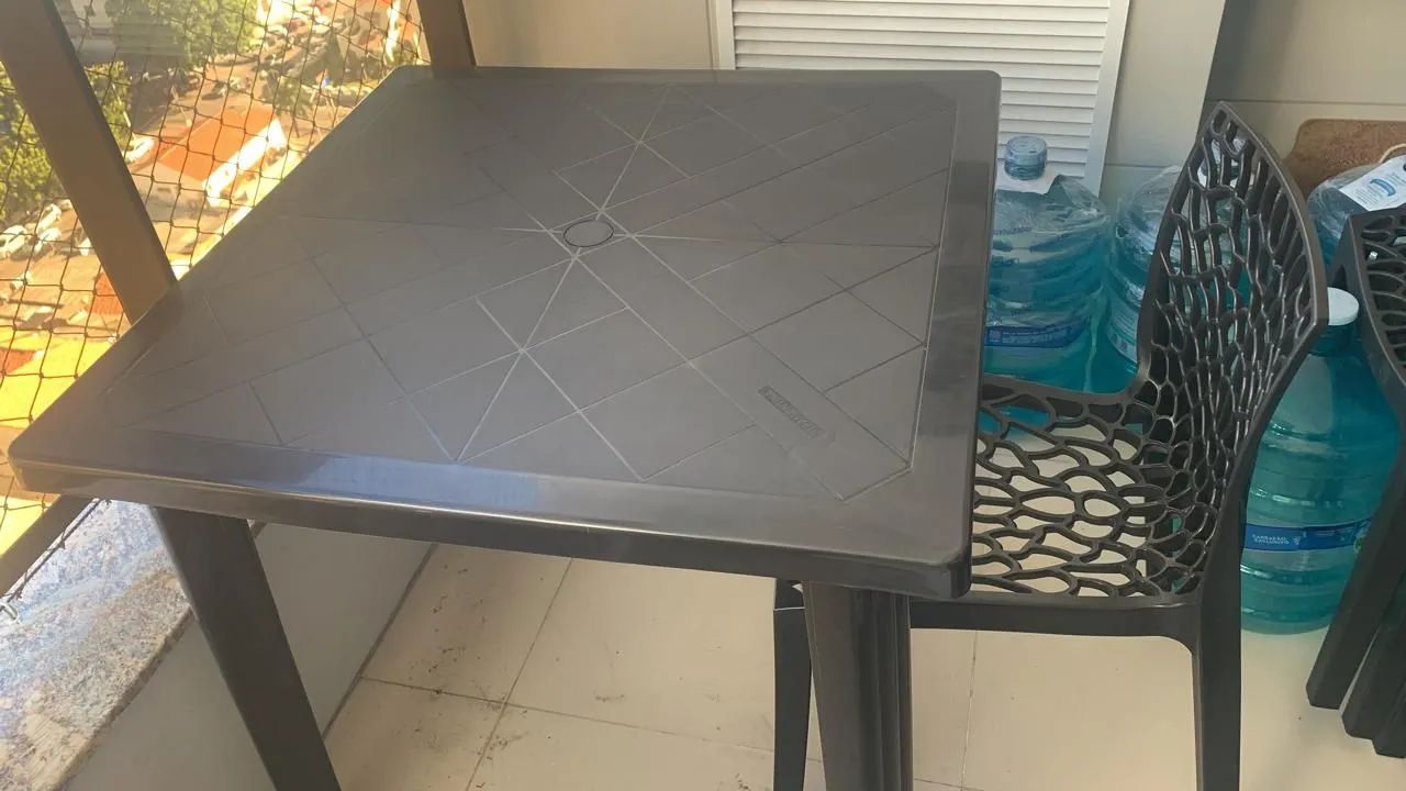 Jogo de mesa Tramontina com 4 cadeiras  - Foto 4