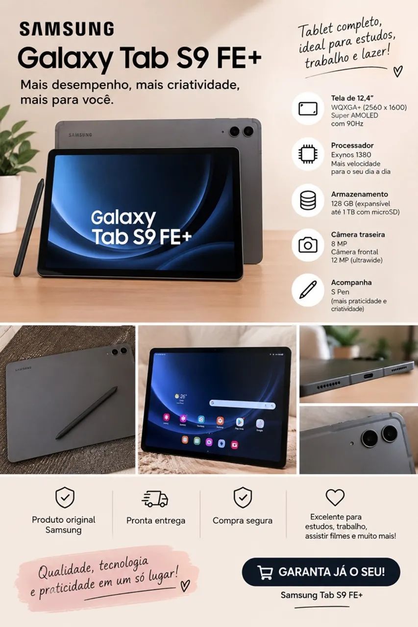 Tablet Samsung S9 FE+