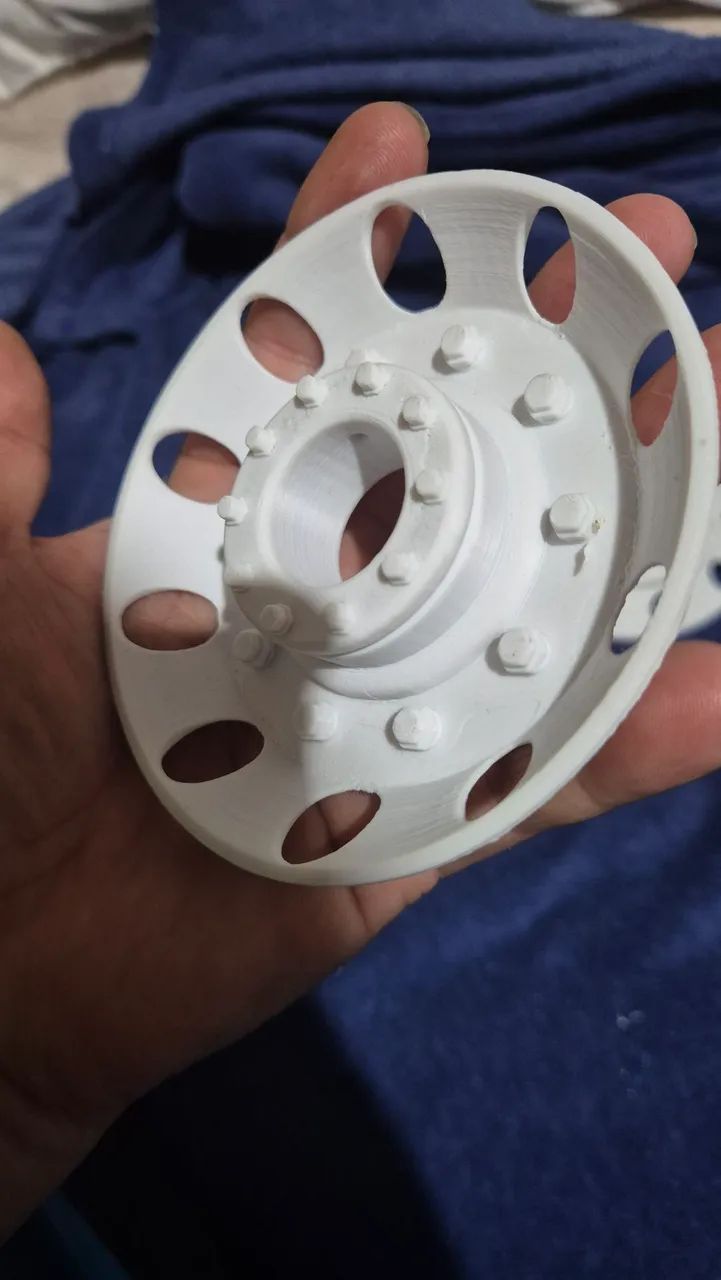 Rc Automodelo Calota 3D Caminhão FG 1/5 projeto único iguais as originais  - Foto 4