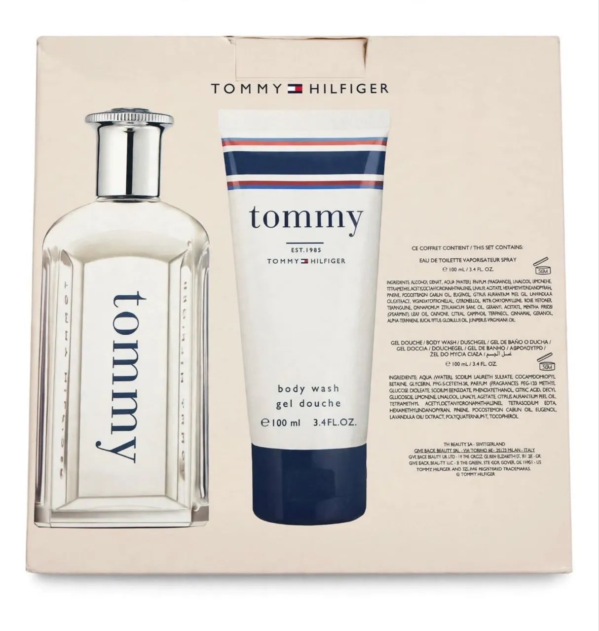 Kit Tommy Hilfiger Original 100ml + Body Wash 100ml