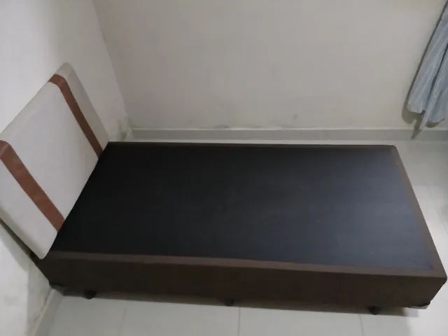Cama Box de Solteiro e com Cabeceira.