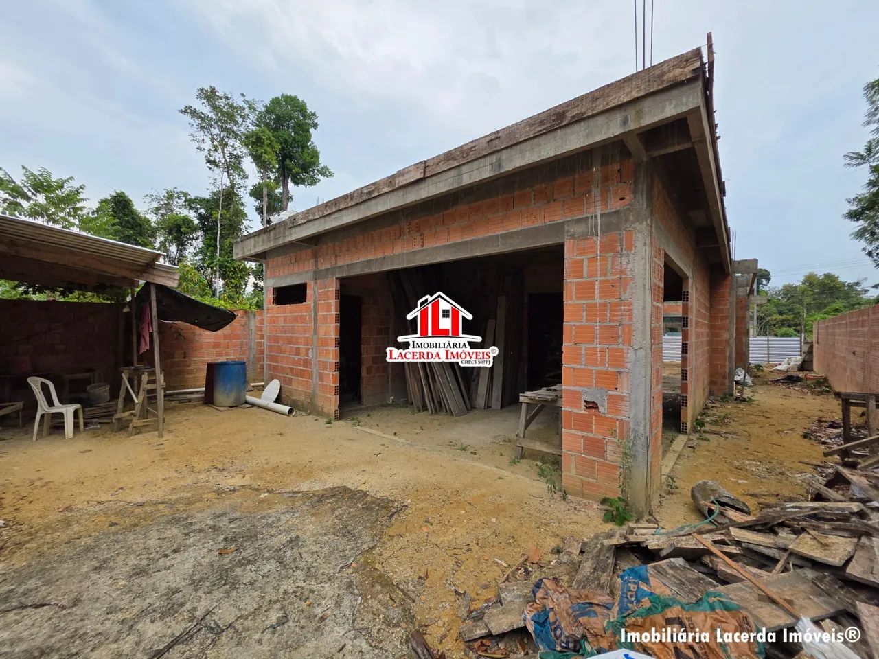 Alphaville Manaus 4, Repasse de Obra com 40% edificado, Projeto de Casa com 3 suítes + Esc - Foto 3