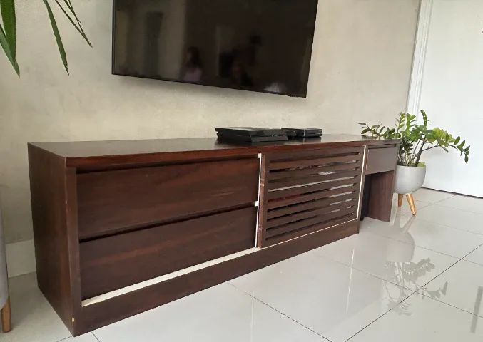Rack de Sala em Imbuia. 2,20 m. Excelente Estado - Foto 4