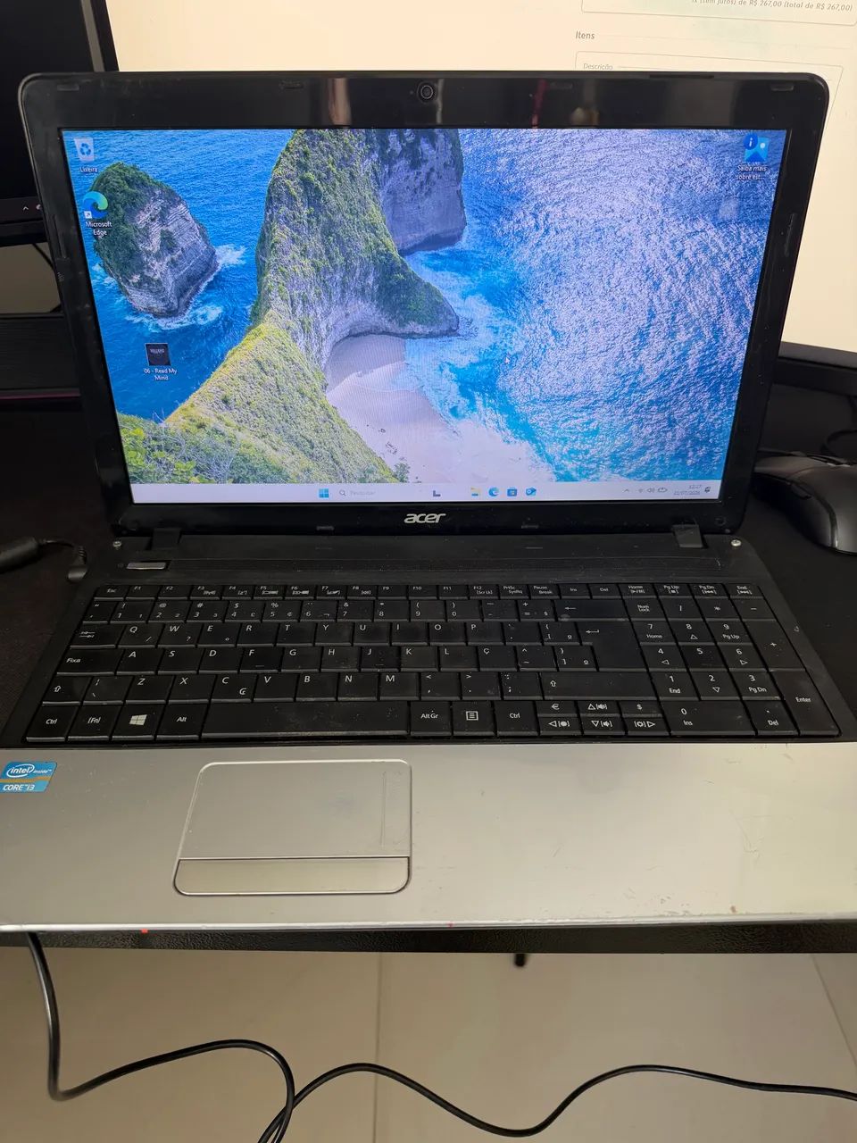 Notebook ACER E1 processador I3 6gb ram e ssd 512gb - Foto 5