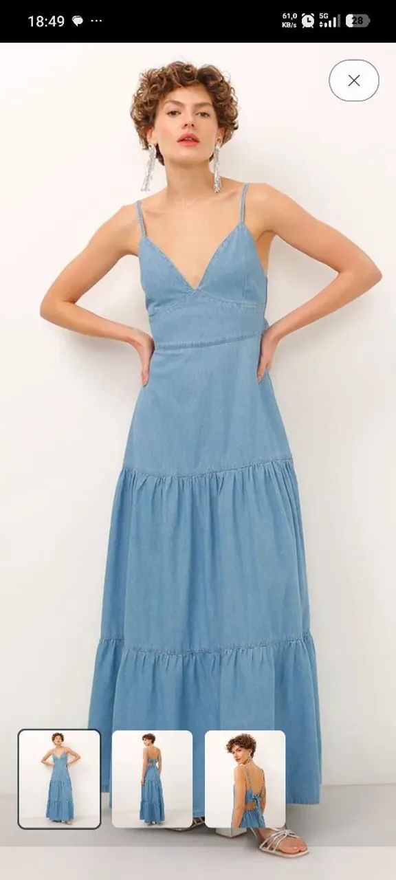 Vestido Jeans - Foto 3