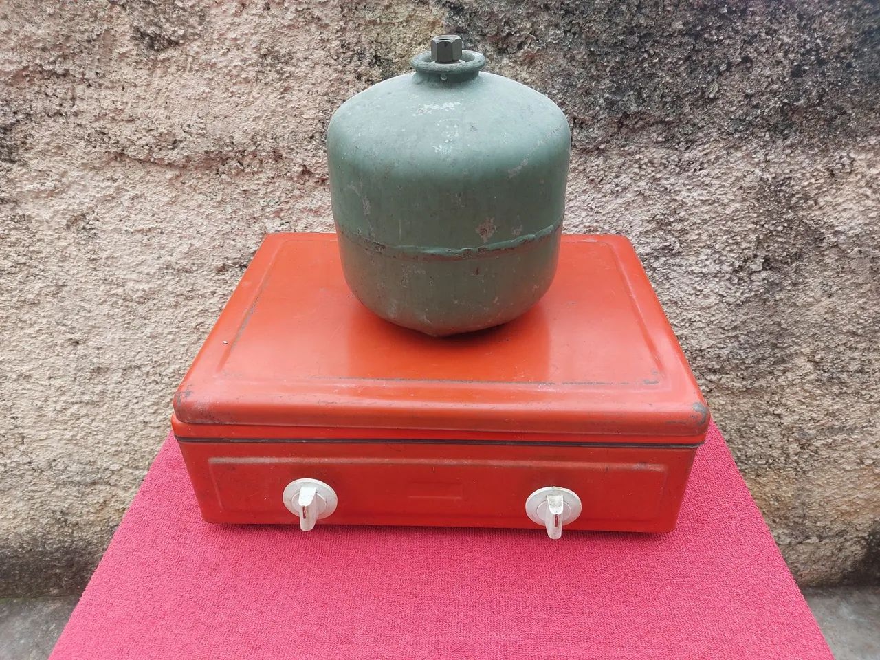 Fogão  e gás  de  5kg para camping 