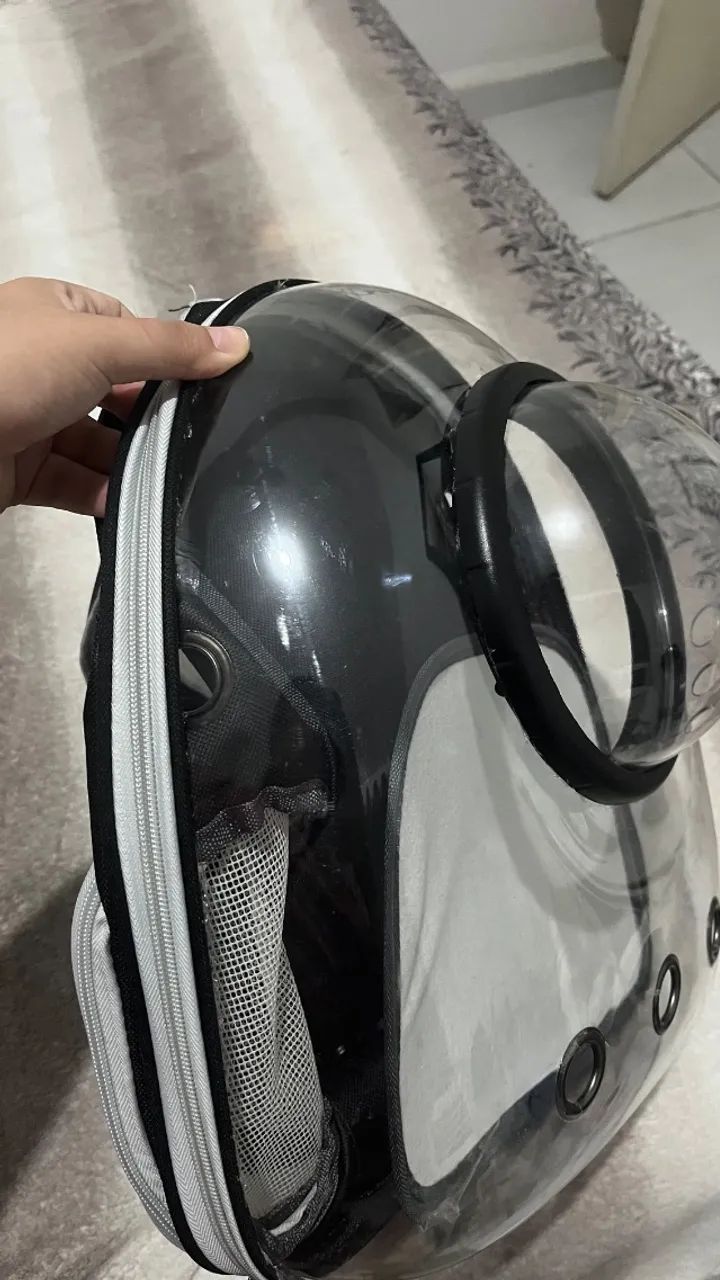 Mochila cápsula para transporte de pet nova