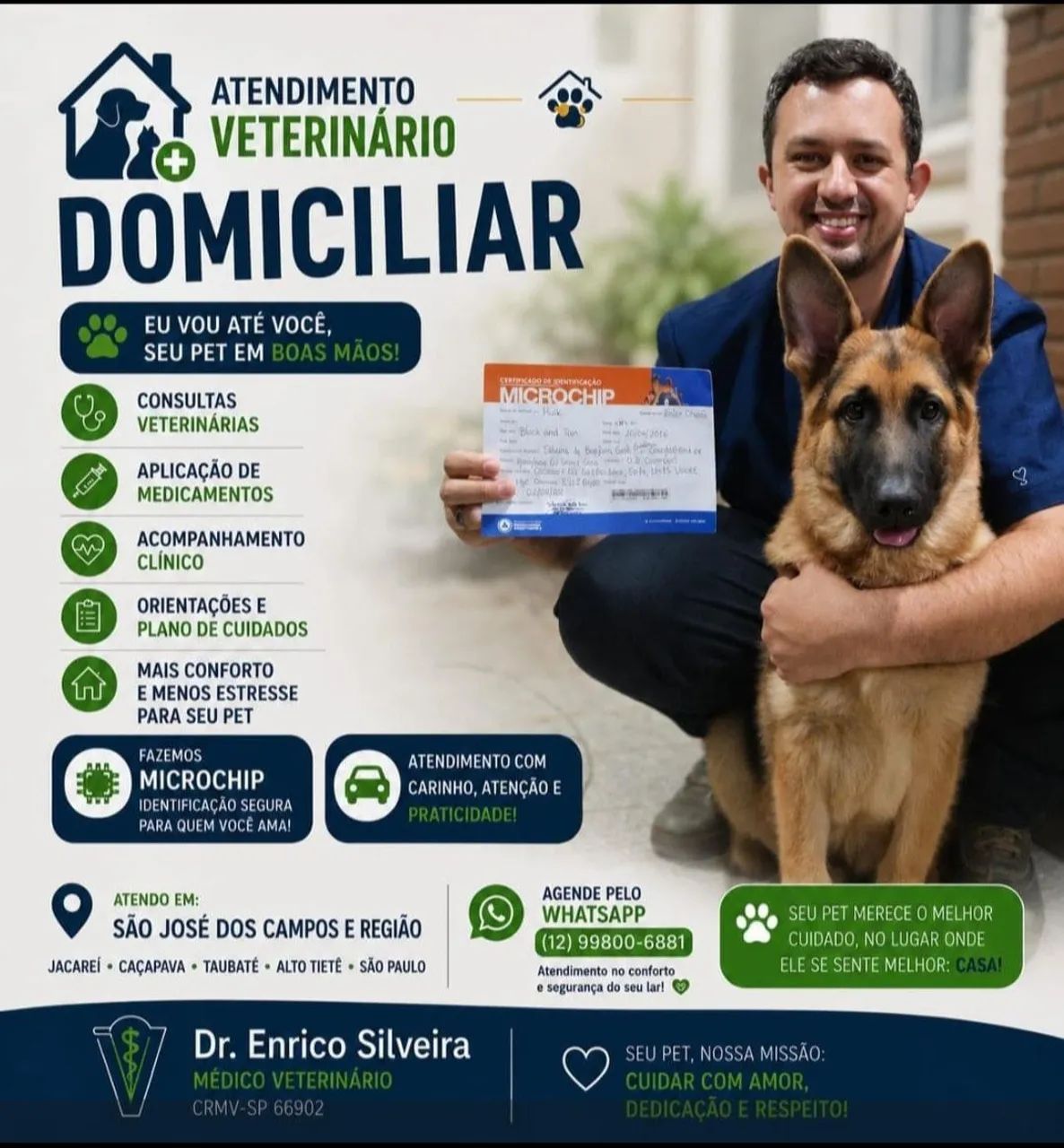 Médico Veterinário a domicílio 
