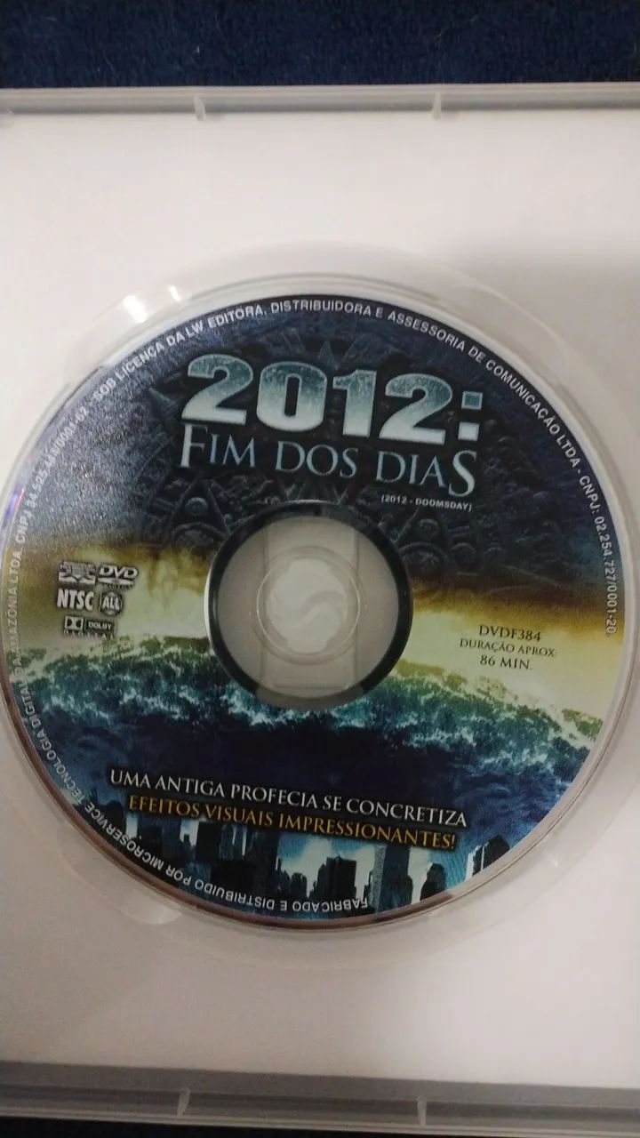 DVD 2012 Fim dos dias  - Foto 3