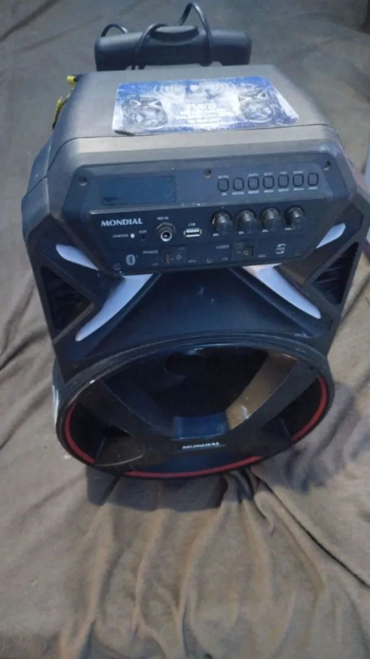 Airfryer e caixa de som