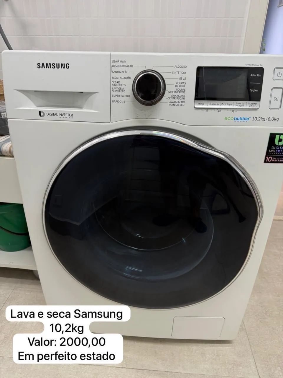 Lava e Seca Samsung - 10,2 kg - Foto 3
