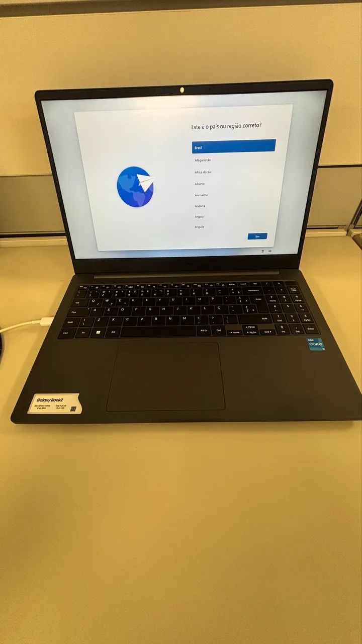 Notebook Samsung Galaxy book 2