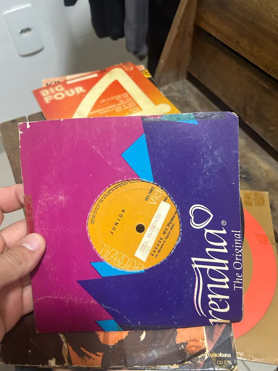 Compacto disco vinil raridade (10 unidades) - Foto 2