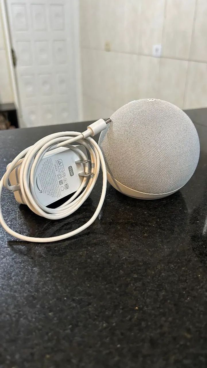 Alexa Echo Dot 5ª Geração Com Relógio