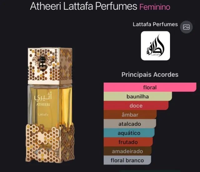 Perfume Feminino Atheeri Lattafa - Foto 3