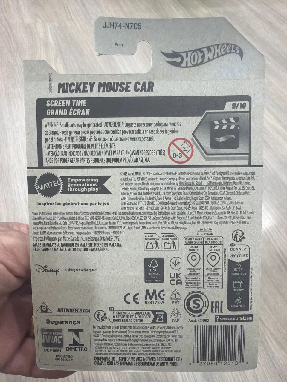 Carrinho HotWheels Mickey Mouse Car  - Foto 4