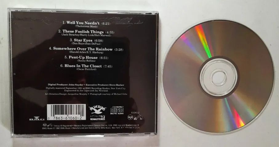 Cd Chet Baker, Somewhere Over The Raimbow. Importado, mídia intacta, como nova. - Foto 3