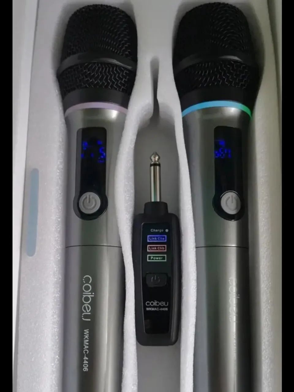 Kit 2 Microfones Sem Fio Coibeu  - Foto 2