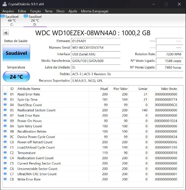 Western Digital HD 1TB SATA 7200RPM para desktop disco rígido - Foto 2