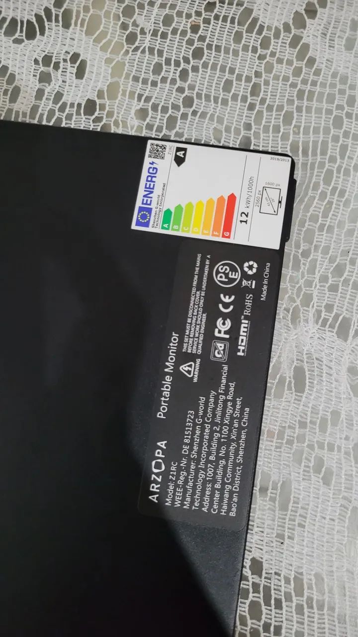 Monitor 2 k . Obs com tela quebrada  - Foto 3