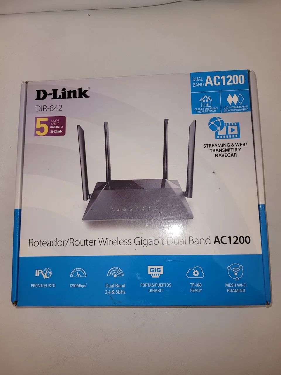 Roteador Wireless D-Link Ac1200 Dir-842