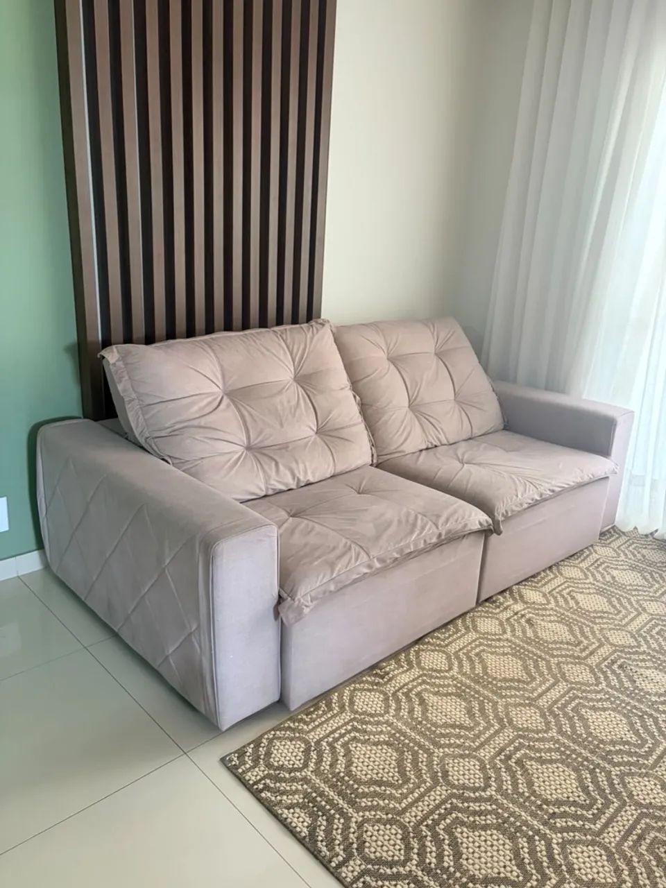 Sofa 2,20m retratil - Foto 2