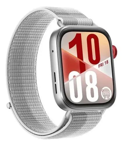 Smartwatch Watch fit 4 com pulseira em nylon