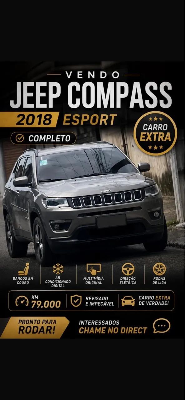 Jeep Compass COMPASS SPORT 2.0 4x2 Flex 16V Aut. 2018