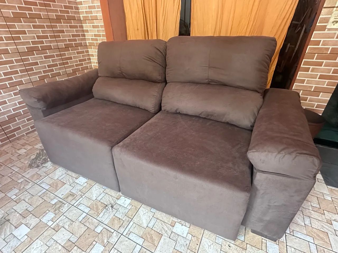 SOFÁ RETRÁTIL NOVO R$:800 COM ENTREGA WATTSZAP: * - Foto 2