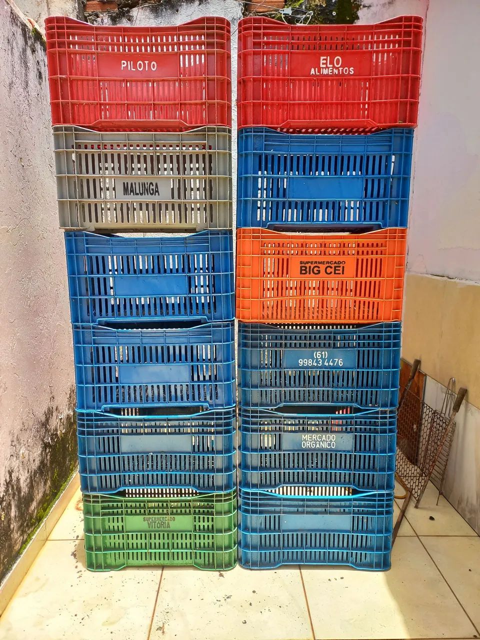 Caixas Plásticas para Hortifruti / Mercado R$ 10,00 cada - Foto 2