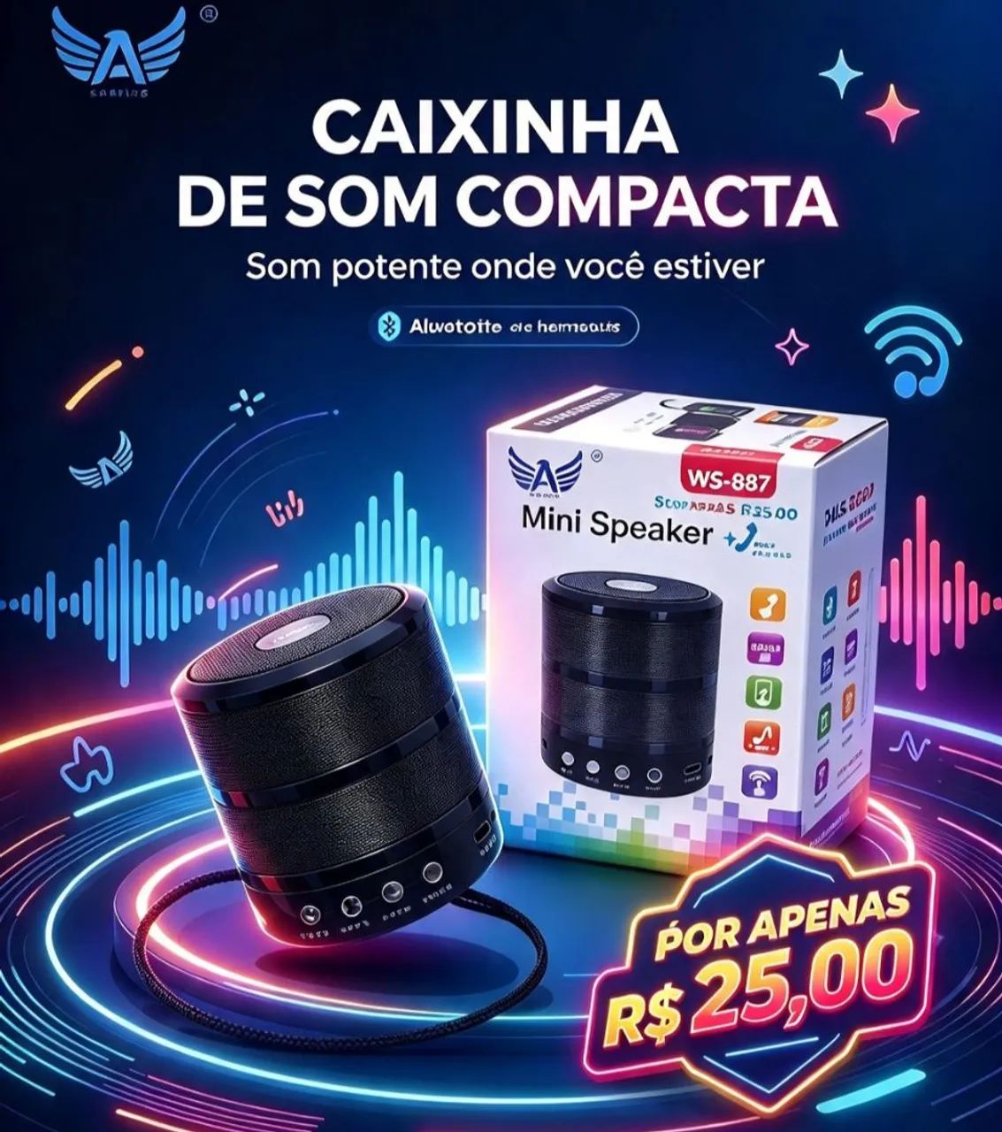 CAIXINHA DE SOM TOP - Foto 2