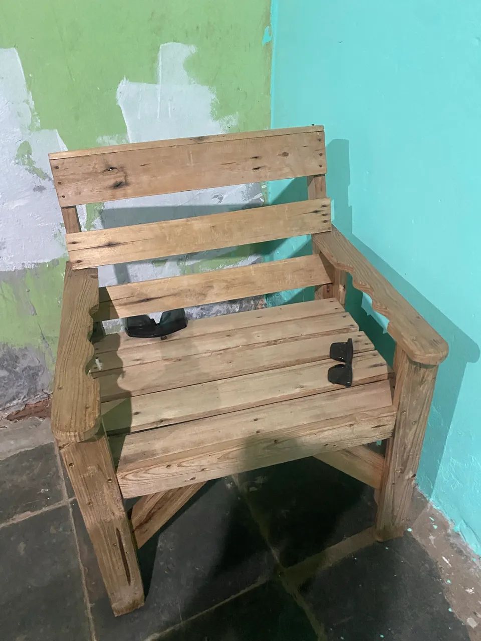 Mesa e bancos de Palet  - Foto 2