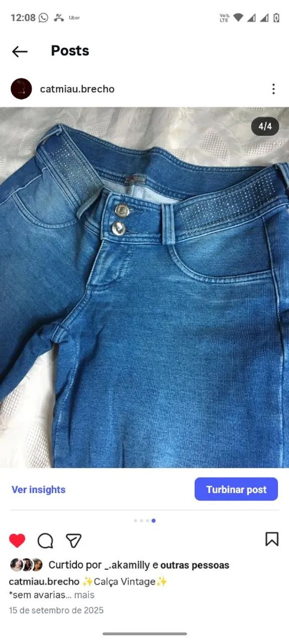 Calça Jeans Vintage - Foto 4