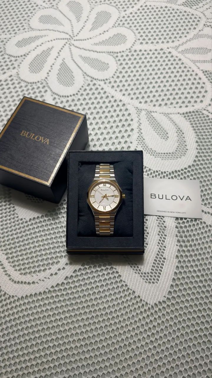 Relógio Bulova Wilton Masculino Aço 98B391N - Foto 2