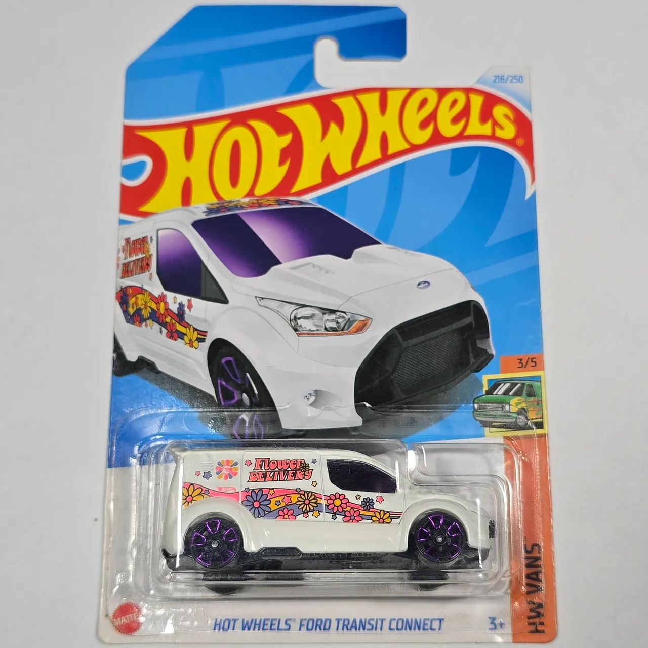 4 Hot Wheels T-HUNT - Chevy Freetline, Quick Bite, Ford Transit, Ford Mustang Mach-E - Foto 4
