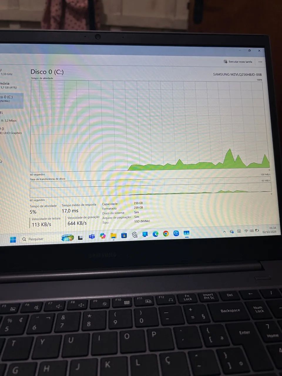 ? NOTEBOOK SAMSUNG | 12GB RAM ? SSD NVMe 256GB  - Foto 3