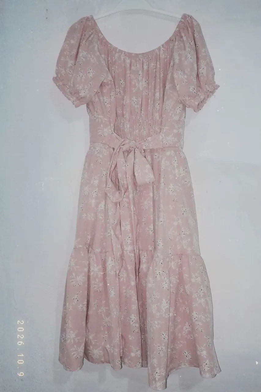 Vestido florido rosa - Foto 2