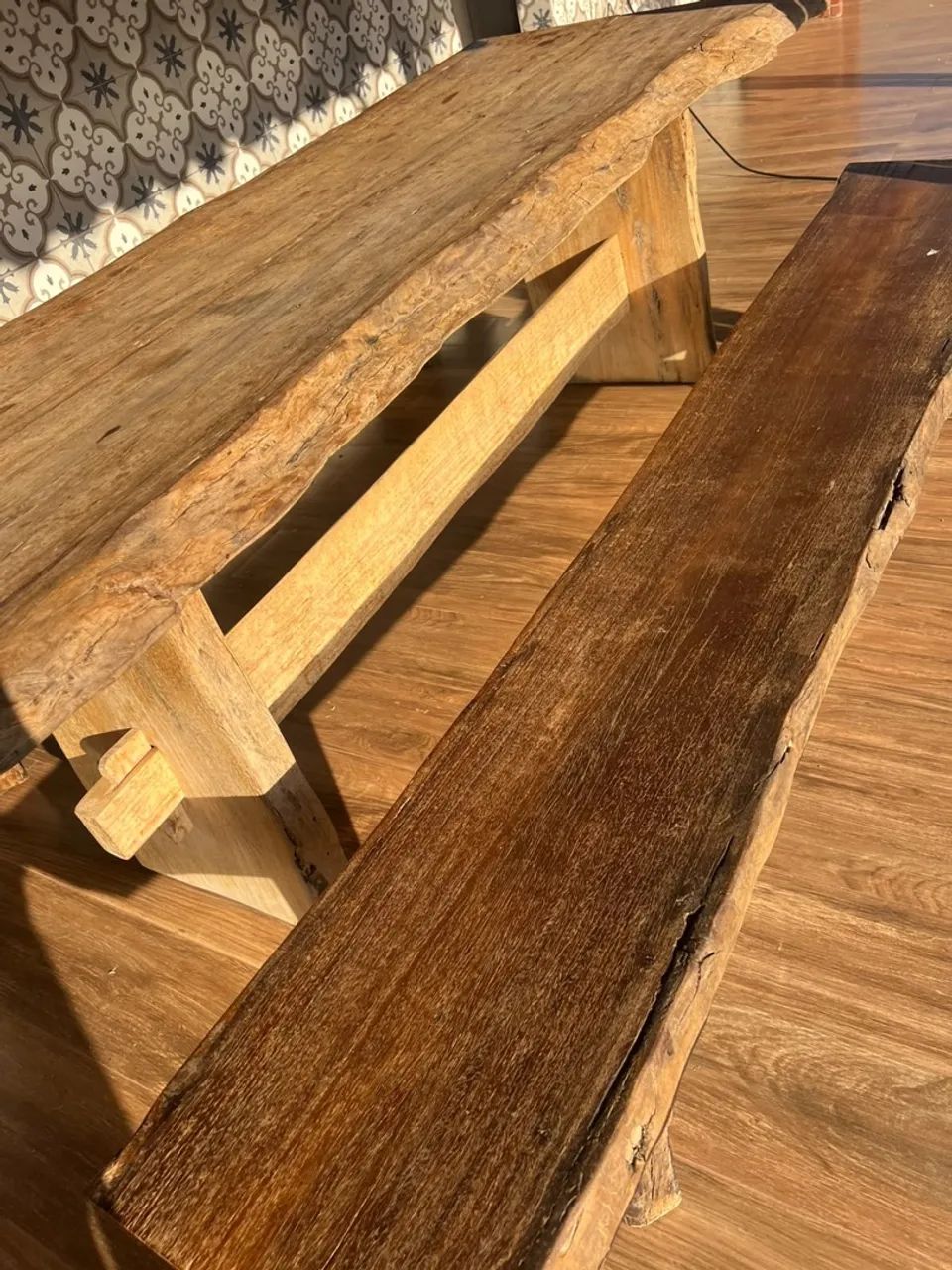 Mesa de madeira angá  - Foto 4
