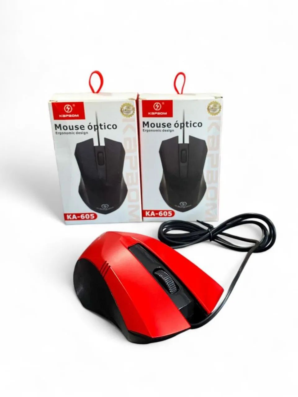 MOUSE ÓPTICO ERGONÔMICO KAPBOM KA-605 - Foto 4