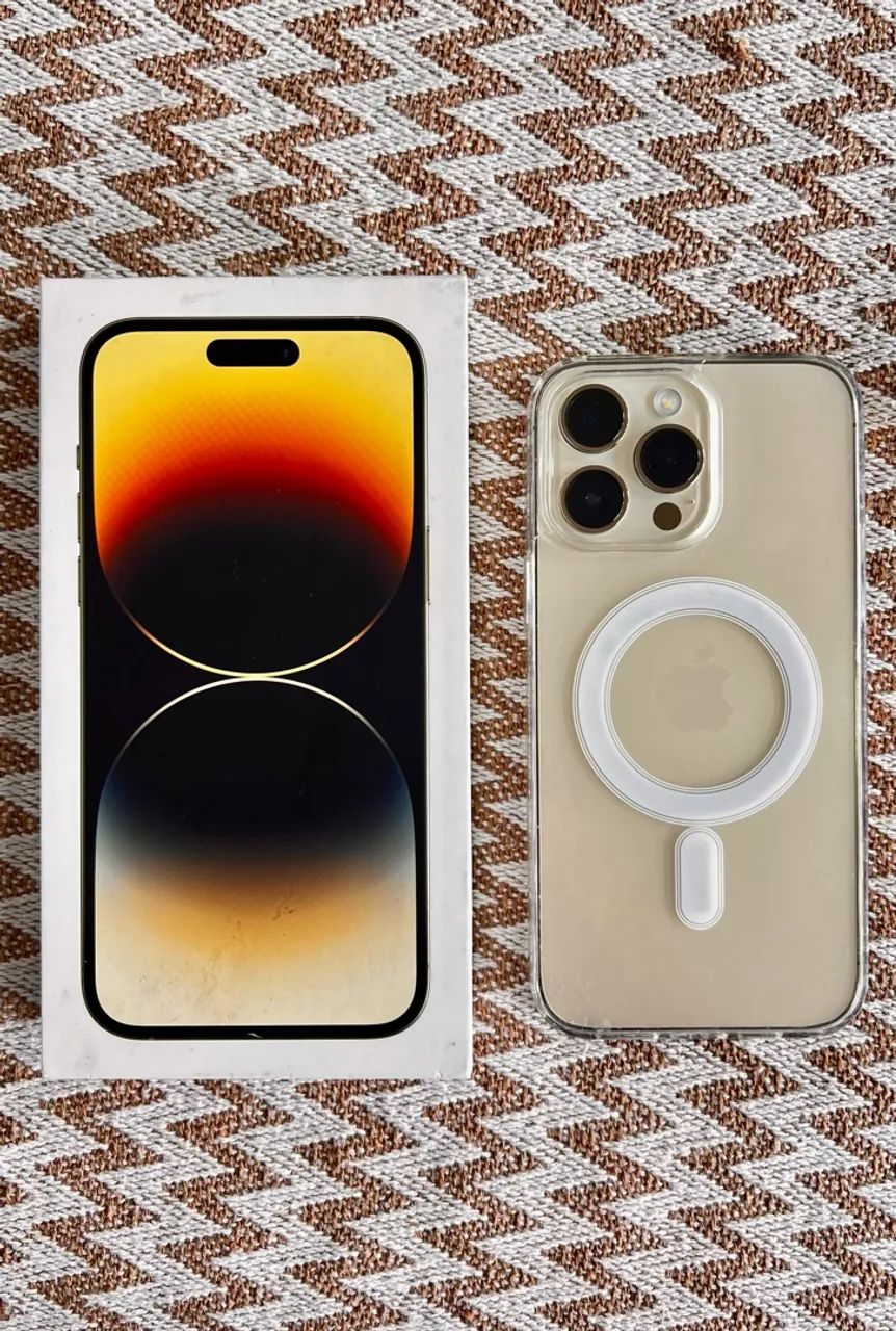 iPhone 14 Pro Max Gold Edition | 128Gb Extremamente Conservado! - Foto 5